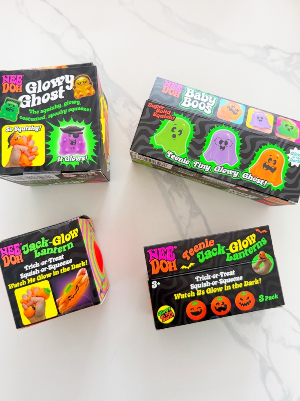 NeeDoh Rare Halloween Limited Edition Complete 4 Item Bundle 🎃👻 - Picture 2 of 3